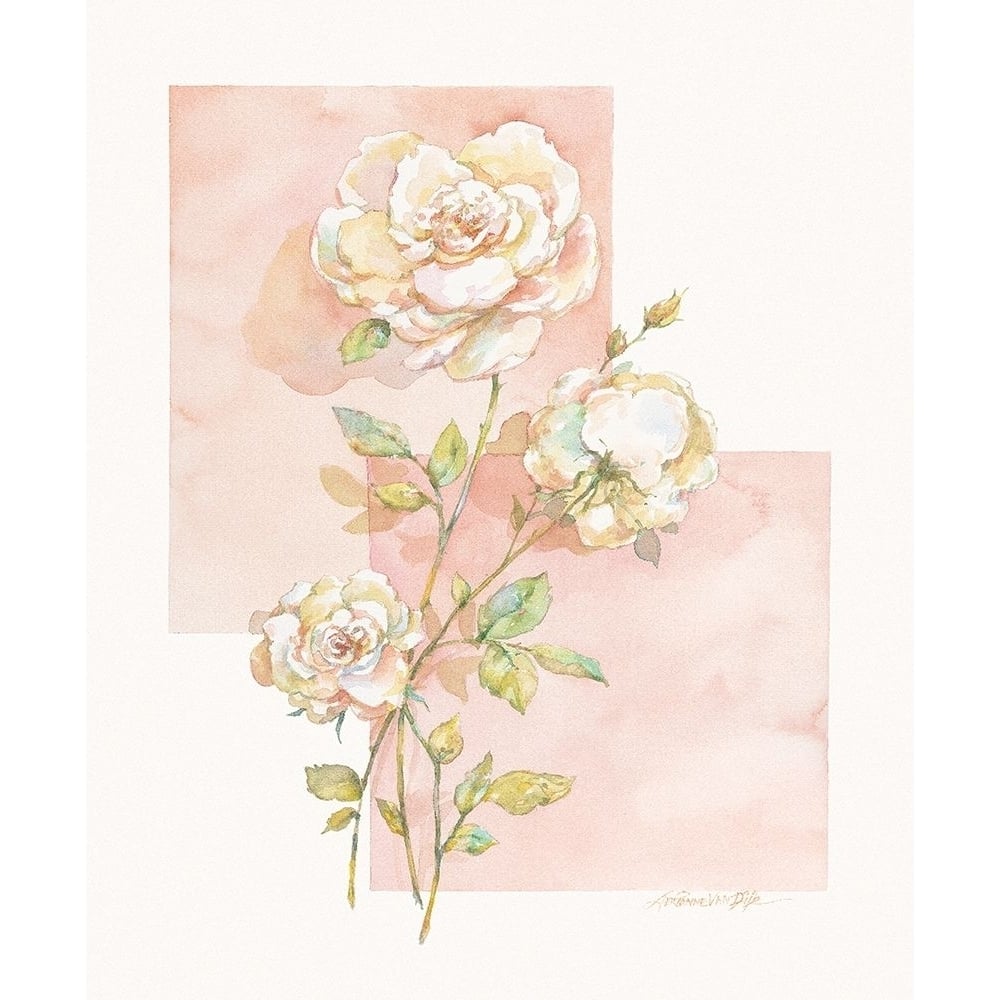 Rose Pastel Collage I Poster Print by Unknown Unknown-VARPDXF101247 Image 1