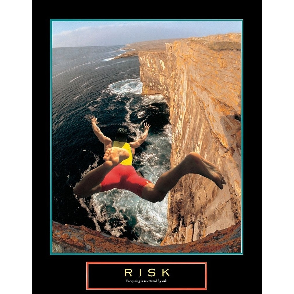 Risk - Cliff Diving Poster Print by Unknown Unknown-VARPDXF101731 Image 1