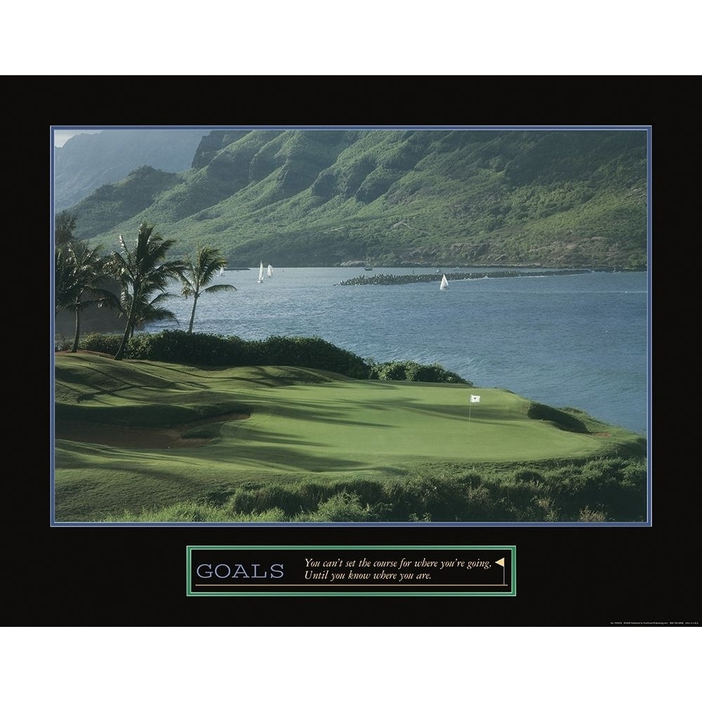 Goals - Golf by the Sea Poster Print by Unknown Unknown-VARPDXF20204 Image 1