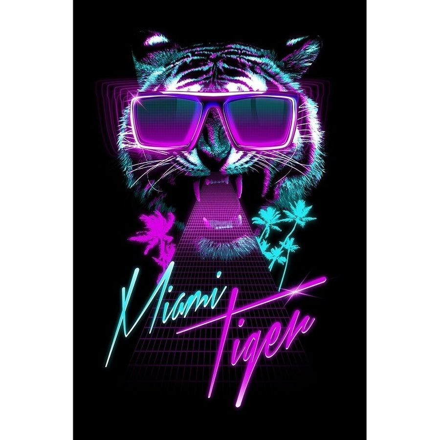 Miami Tiger Poster Print by Robert Farkas-VARPDXF728D Image 1