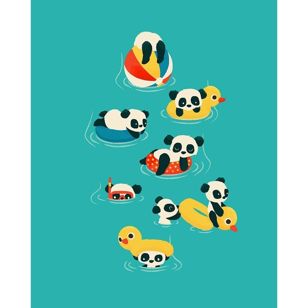 Tubing Pandas Poster Print - Jay Fleck-VARPDXF884D Image 1