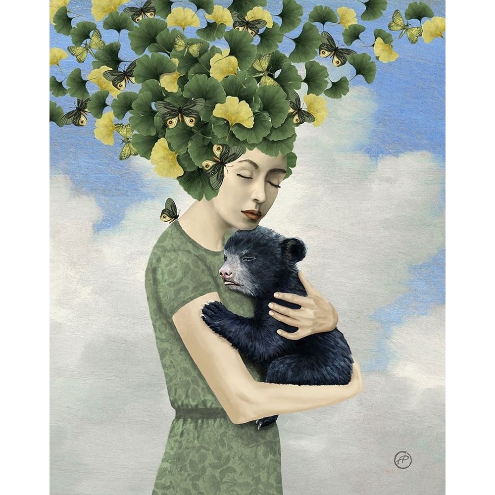 You Are Safe - Bear Poster Print - Paula Belle Flores-VARPDXF913D Image 1