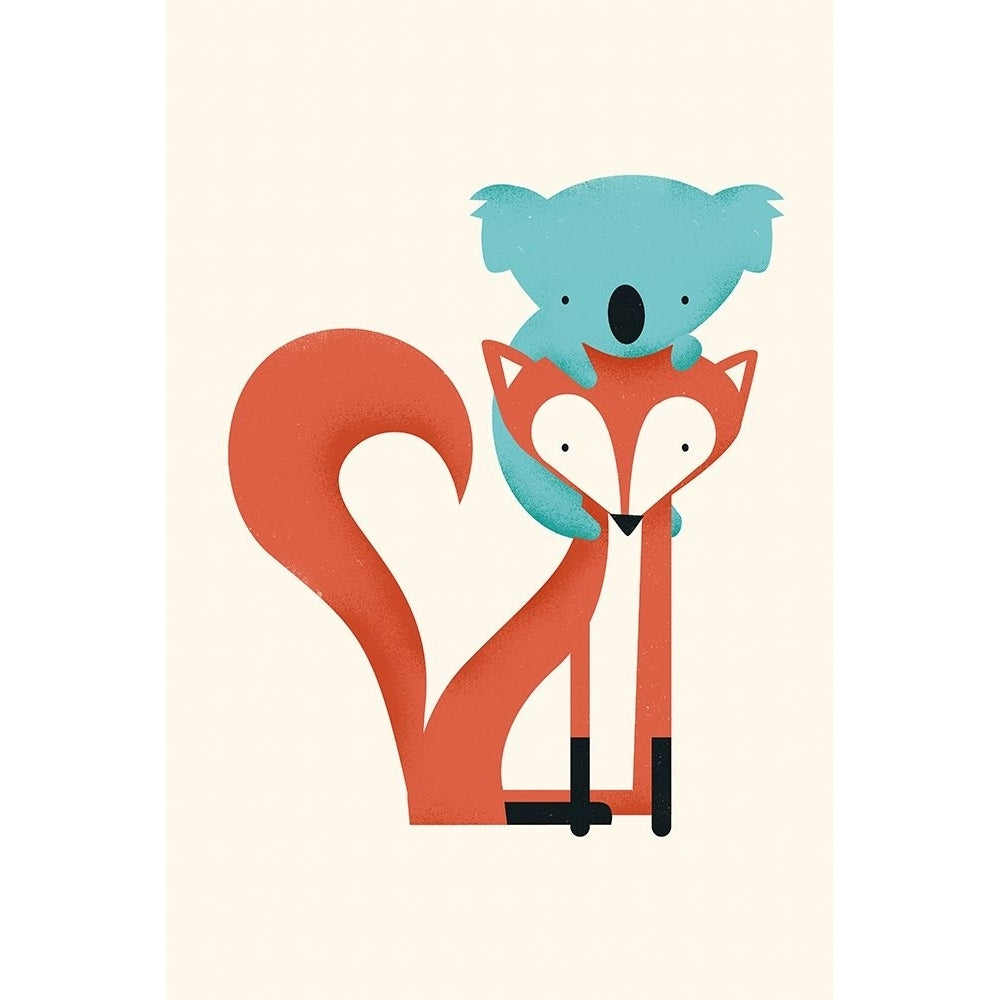 Fox And Koala Poster Print - Jay Fleck-VARPDXF974D Image 1