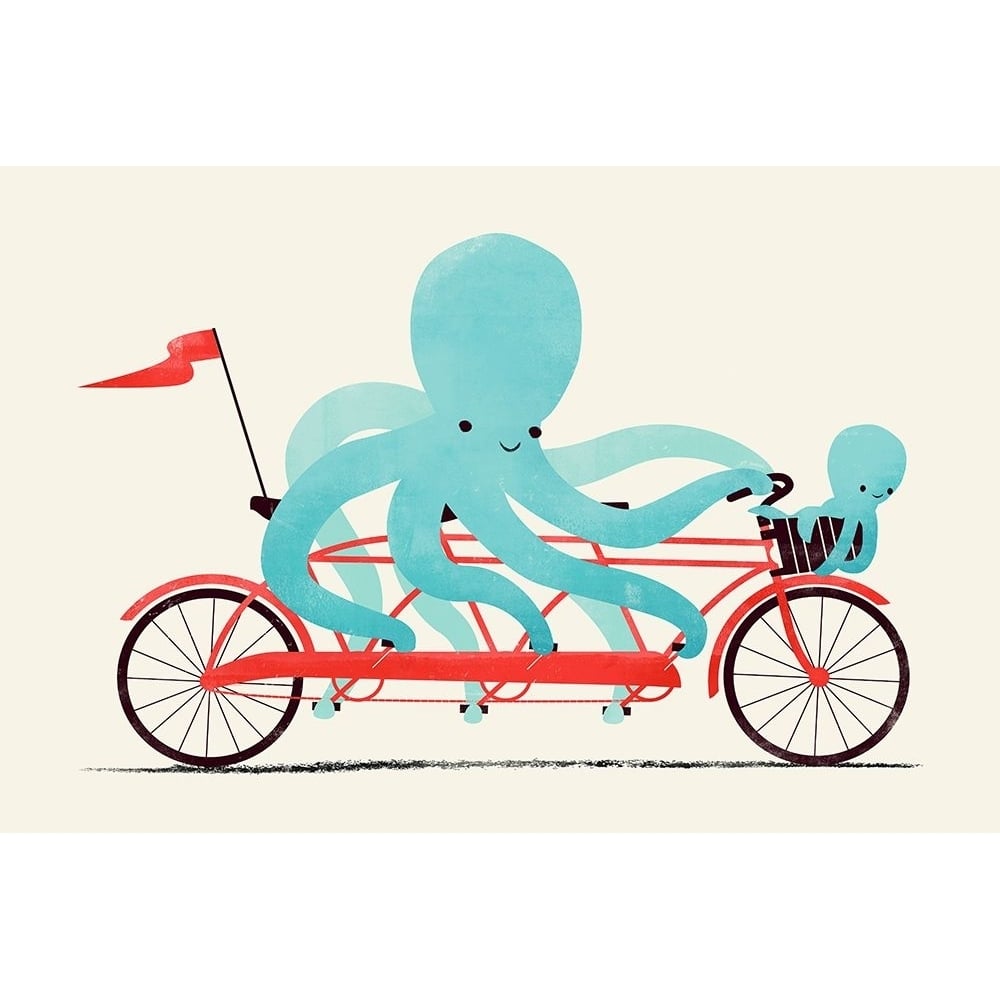 My Red Bike Poster Print - Jay Fleck-VARPDXF976D Image 1