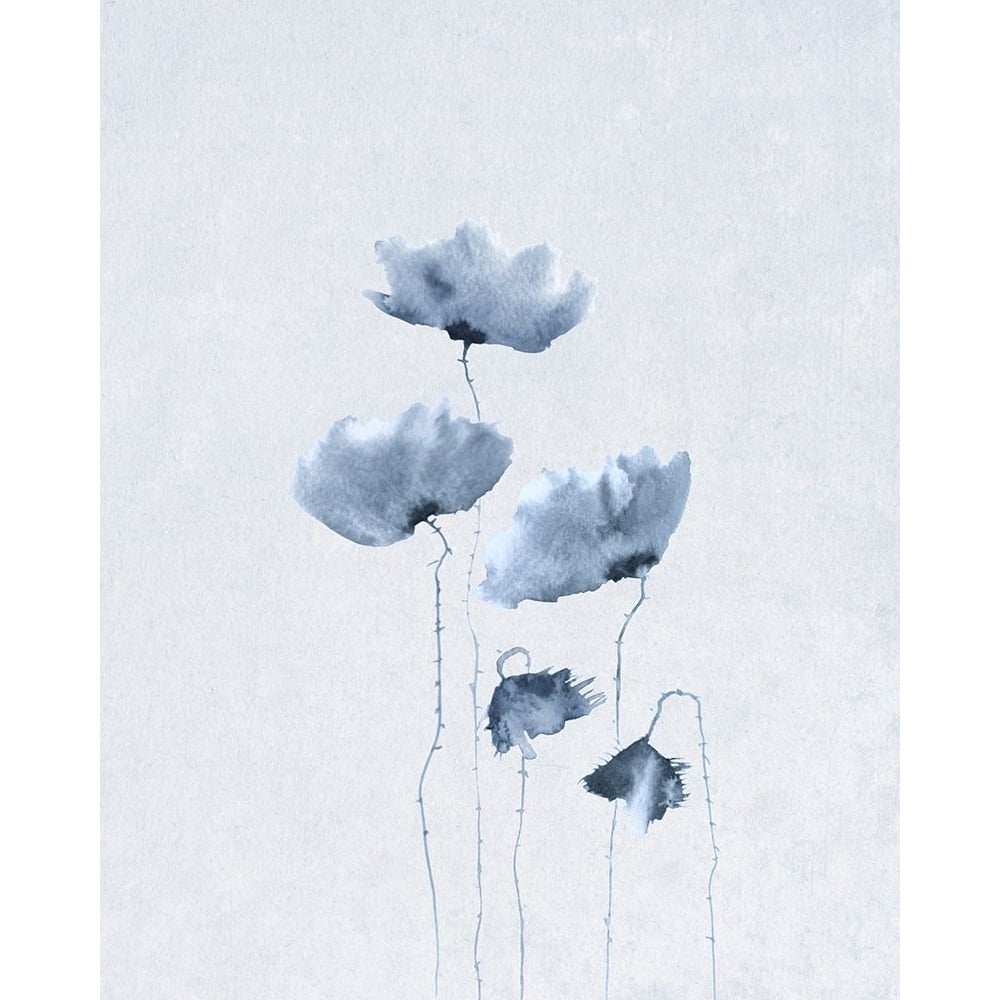 Blue Poppies 1 Poster Print by Anonymous Anonymous-VARPDXFAF1302 Image 1