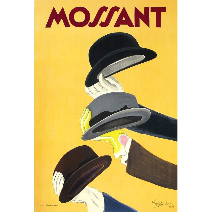 Mossant Hats Poster Print by Cappiello Leonetto Cappiello-VARPDXFAF1347 Image 1