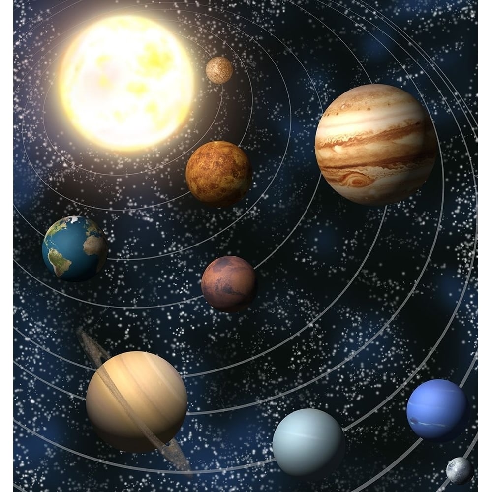 Our Solar System Poster Print by Christos Georghiou-VARPDXFAF1331 Image 1