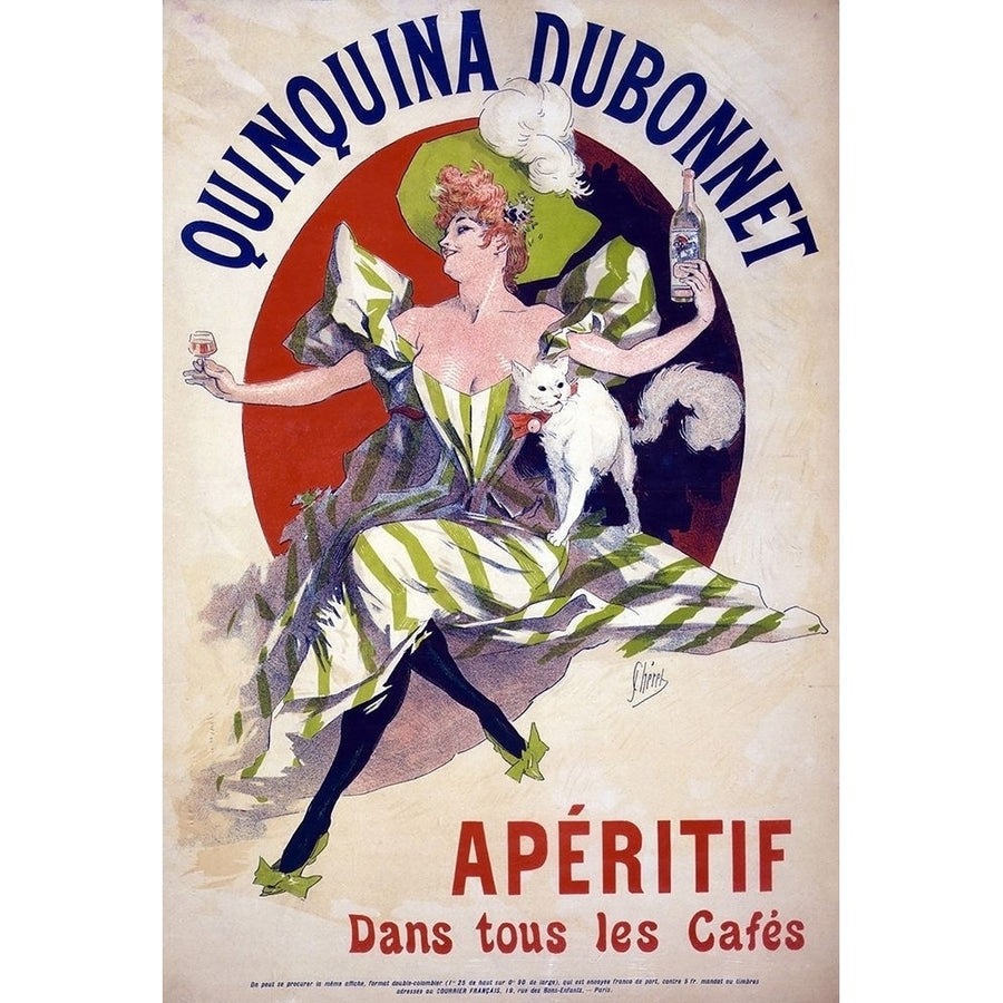 Quinquina Dubonnet Aperitif Poster Print by Jules Cheret-VARPDXFAF1341 Image 1