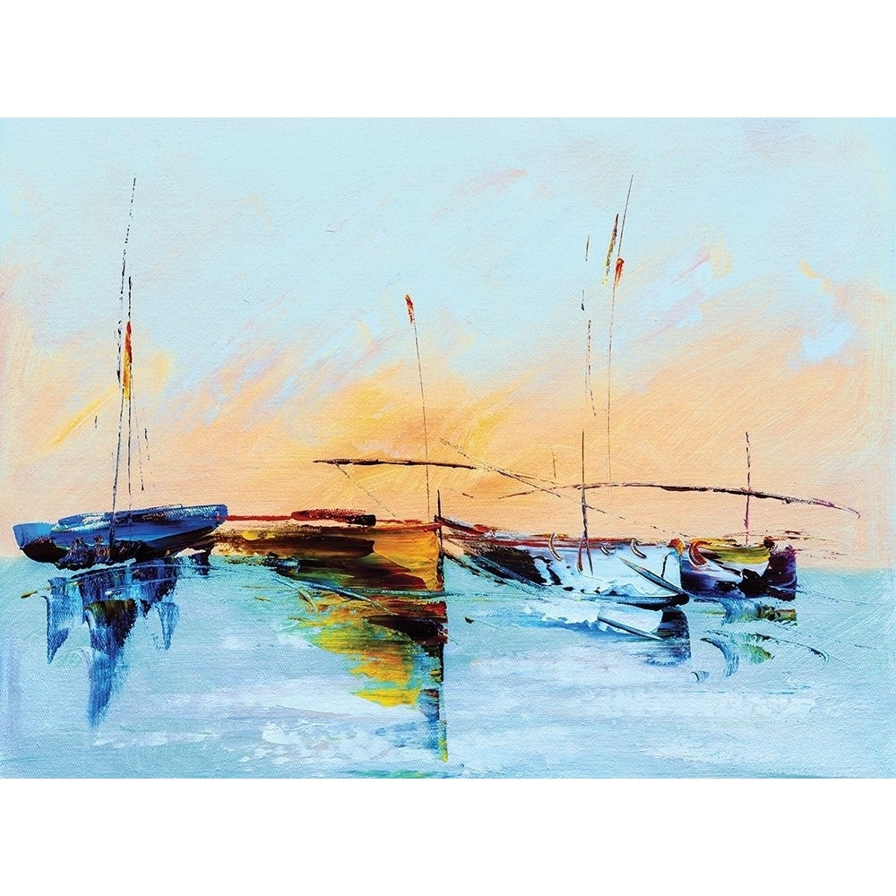 Sailboat Abstract Poster Print by Yung Chao Chen-VARPDXFAF1395 Image 1