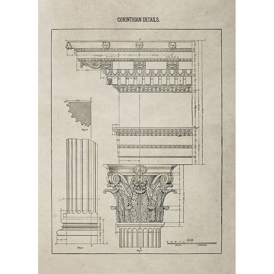 Corinthian Column Details Poster Print by Anonymous Anonymous-VARPDXFAF1437 Image 1