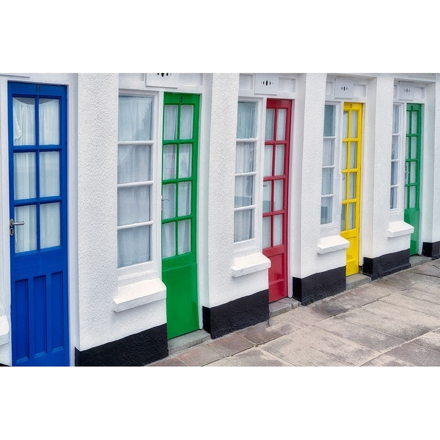 Colorful doors in St Ives Cornwall England Poster Print by Dennis Frates-VARPDXFAF1495 Image 1