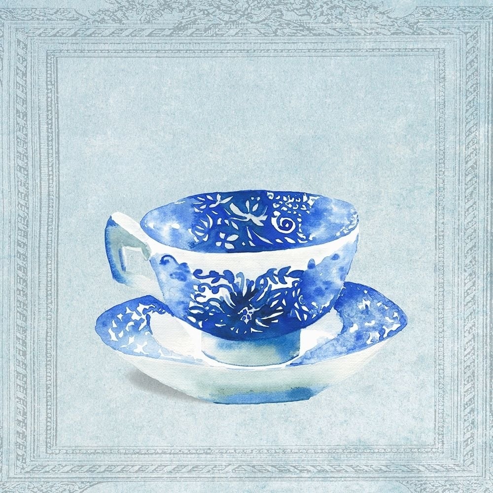 Beautiful Patterned Tea Cup Poster Print by Anna Dolzhenko-VARPDXFAF1550 Image 1