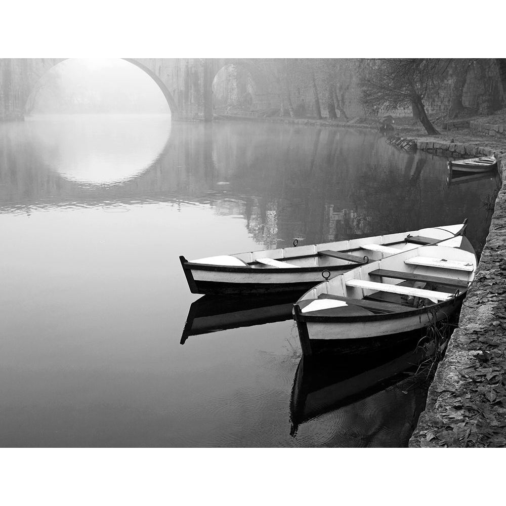 Moonlit Mooring Poster Print by Anonymous Anonymous-VARPDXFAF363 Image 1