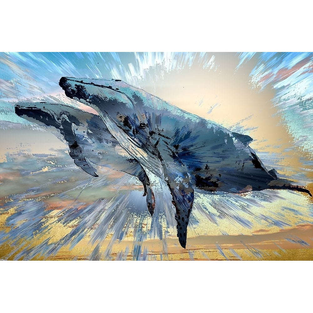 Two More Blue Whales Poster Print by Ronald Bolokofsky-VARPDXFAS1344 Image 1