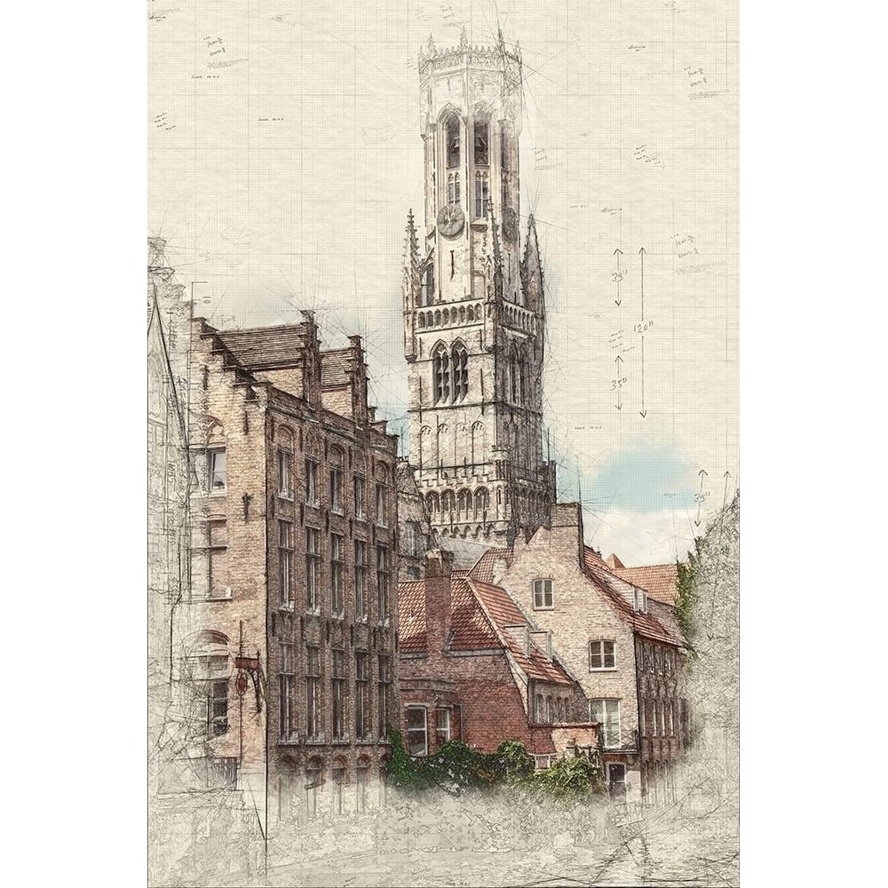 Belfry Tower Poster Print by Ronald Bolokofsky-VARPDXFAS1372 Image 1