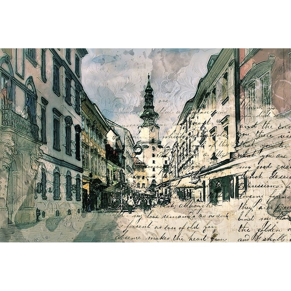 Bratislava Poster Print by Ronald Bolokofsky-VARPDXFAS1375 Image 1