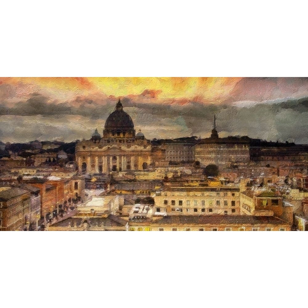 Vatican Sunset Poster Print by Ronald Bolokofsky-VARPDXFAS1503 Image 1