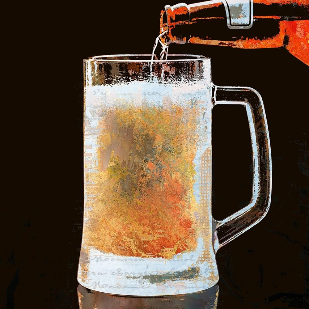 Pouring A Cold One Poster Print by Ronald Bolokofsky-VARPDXFAS1601 Image 1