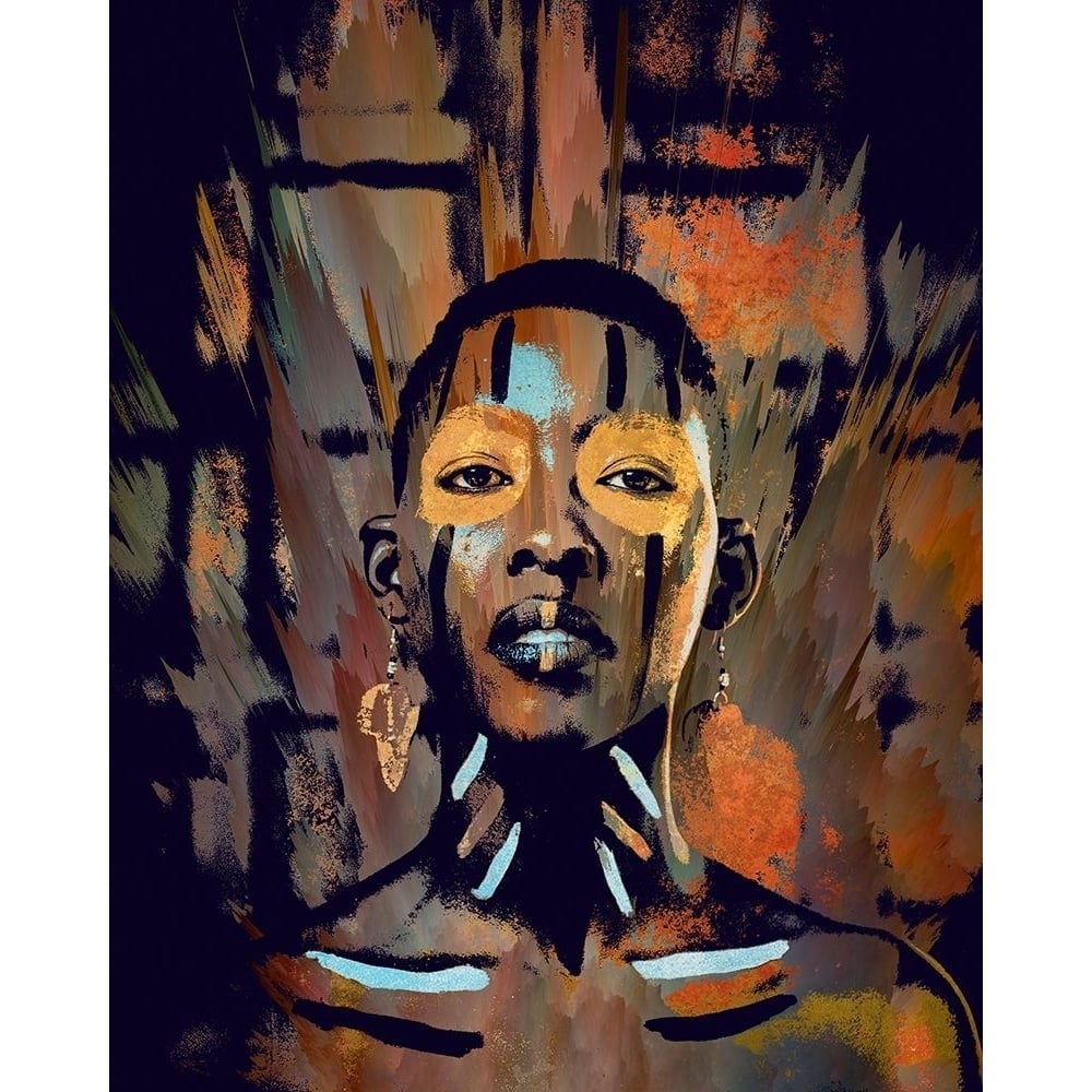 African Beauty I Poster Print by Ronald Bolokofsky-VARPDXFAS1643 Image 1