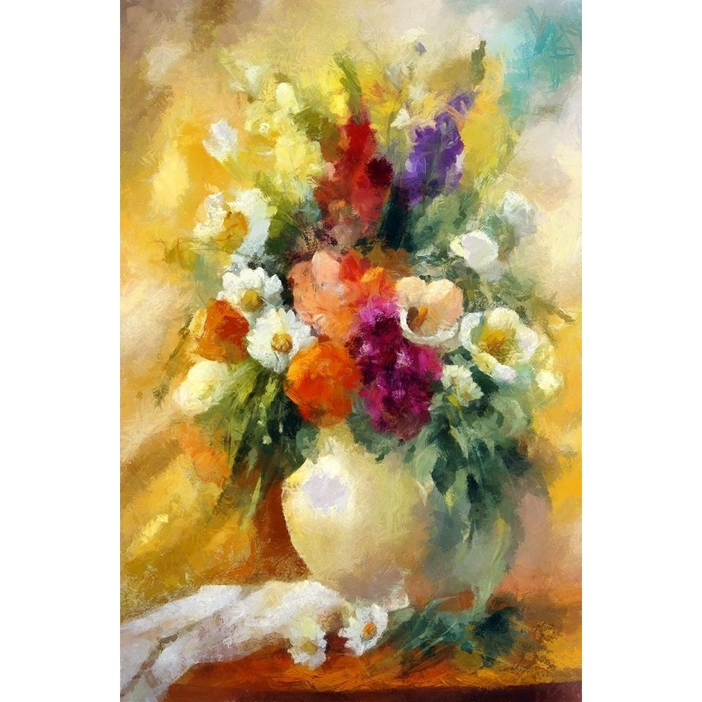 Flowers For My Sweetheart Poster Print by Ronald Bolokofsky-VARPDXFAS1845 Image 1