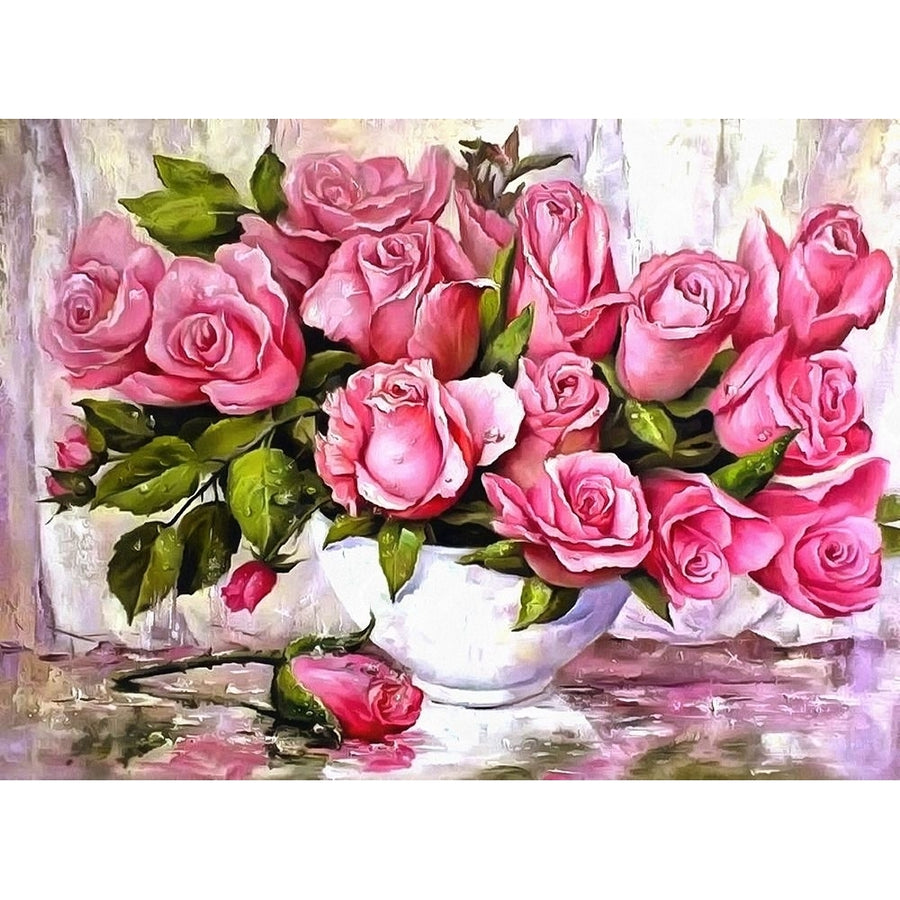 Fresh Pink Roses Poster Print by Ronald Bolokofsky-VARPDXFAS1848 Image 1