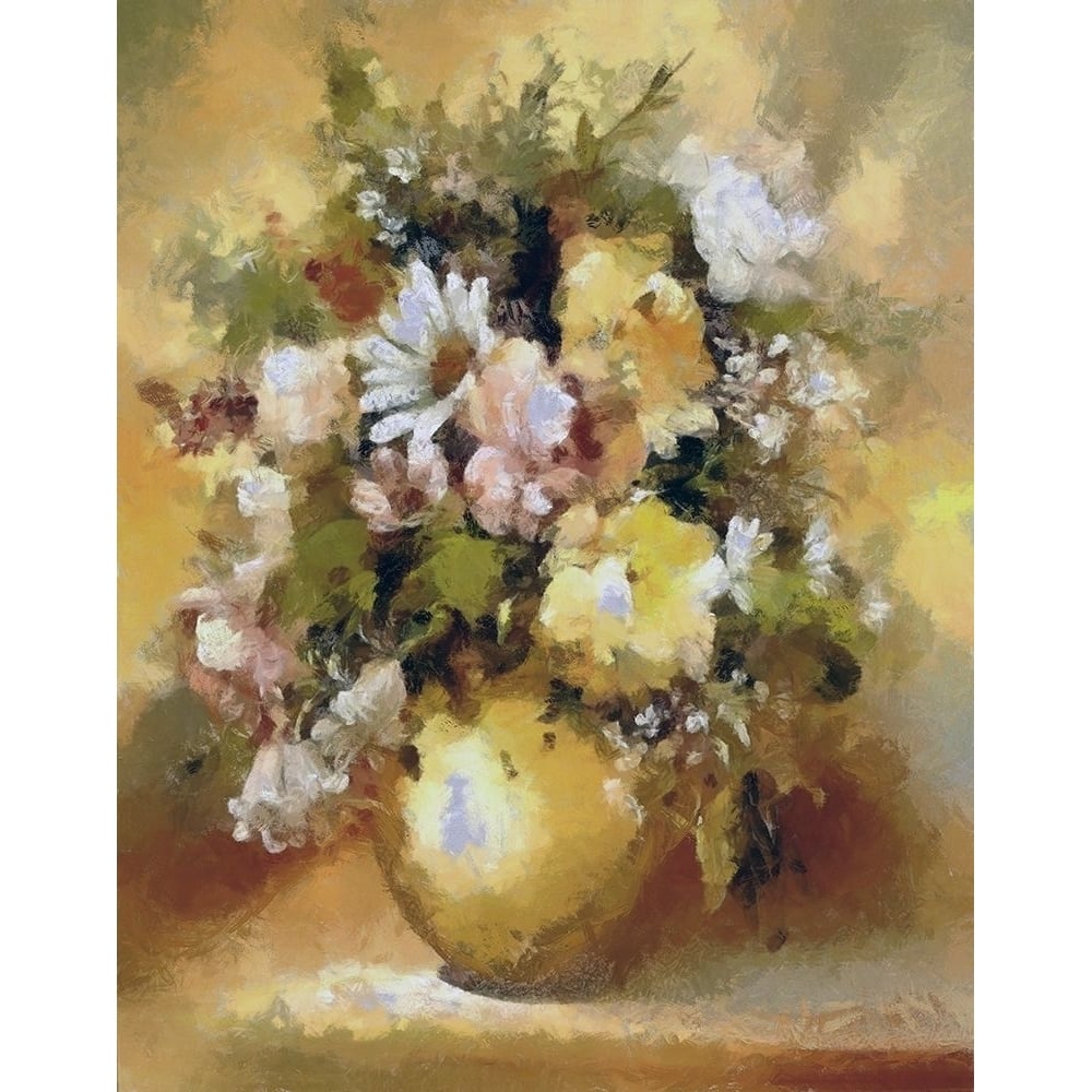 Golden Bouquet III Poster Print by Ronald Bolokofsky-VARPDXFAS1856 Image 1