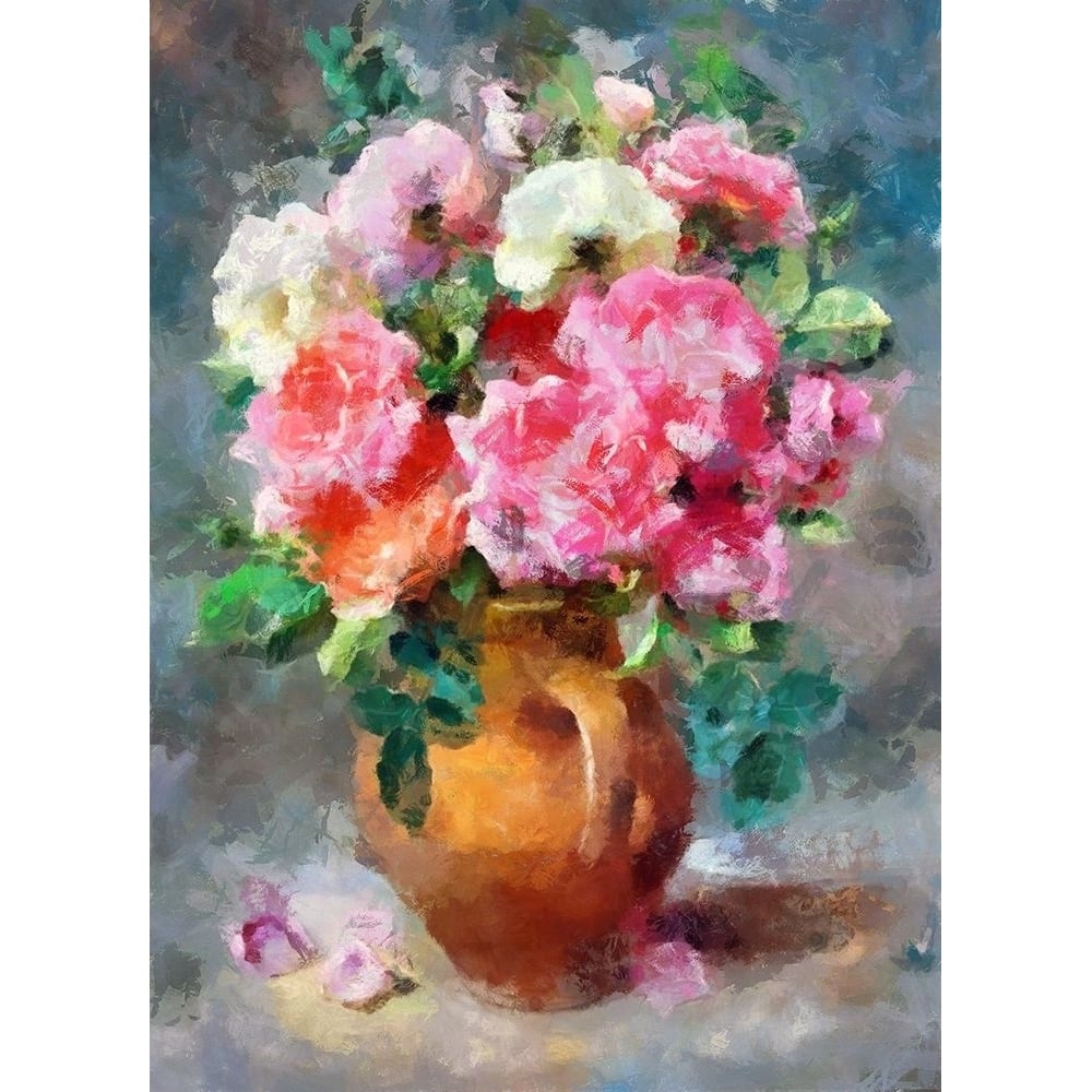 Jug of Flowers II Poster Print by Ronald Bolokofsky-VARPDXFAS1864 Image 1