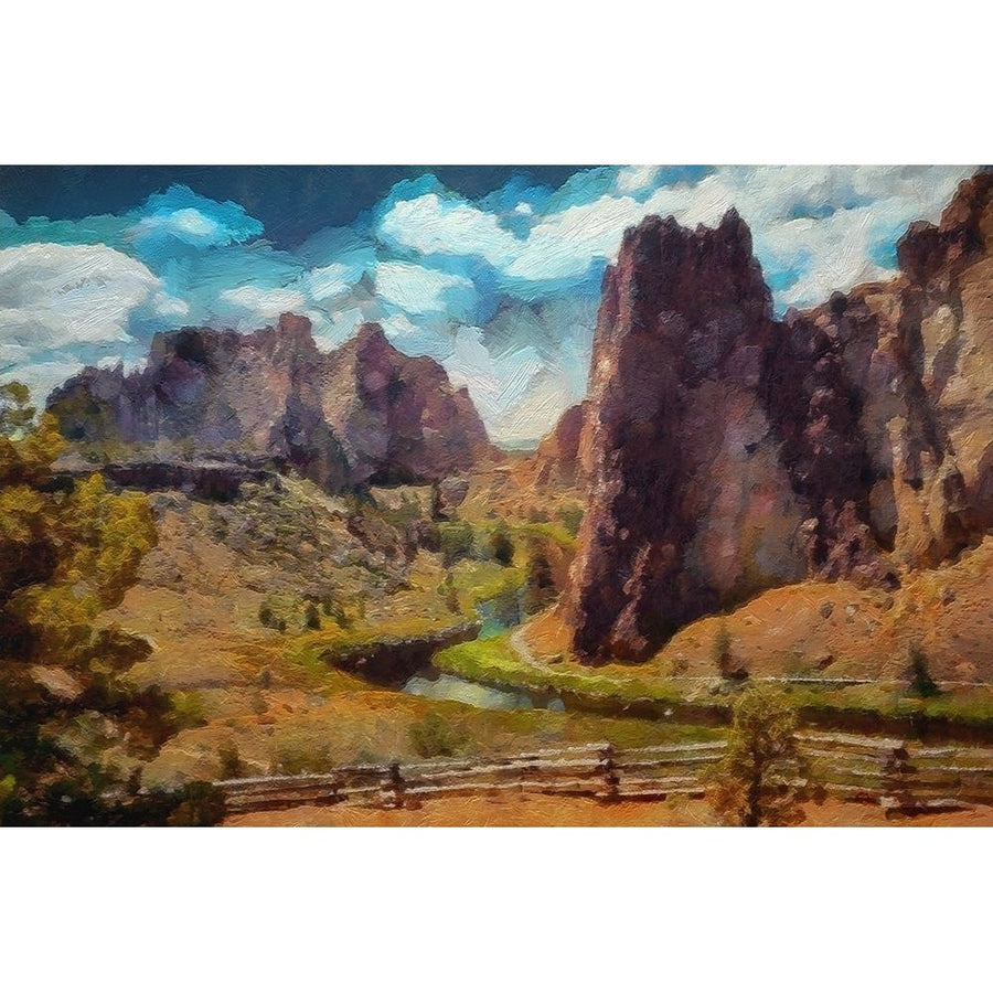 Smith Rock Oregon Poster Print by Ronald Bolokofsky-VARPDXFAS2019 Image 1