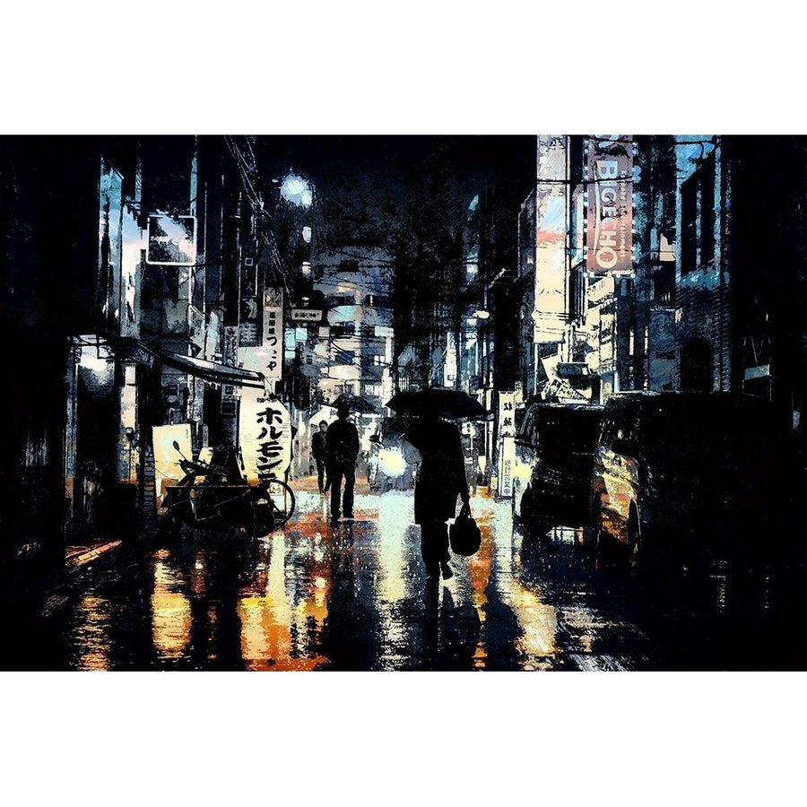 Rainy Streets of Hong Kong Poster Print by Ronald Bolokofsky-VARPDXFAS2125 Image 1