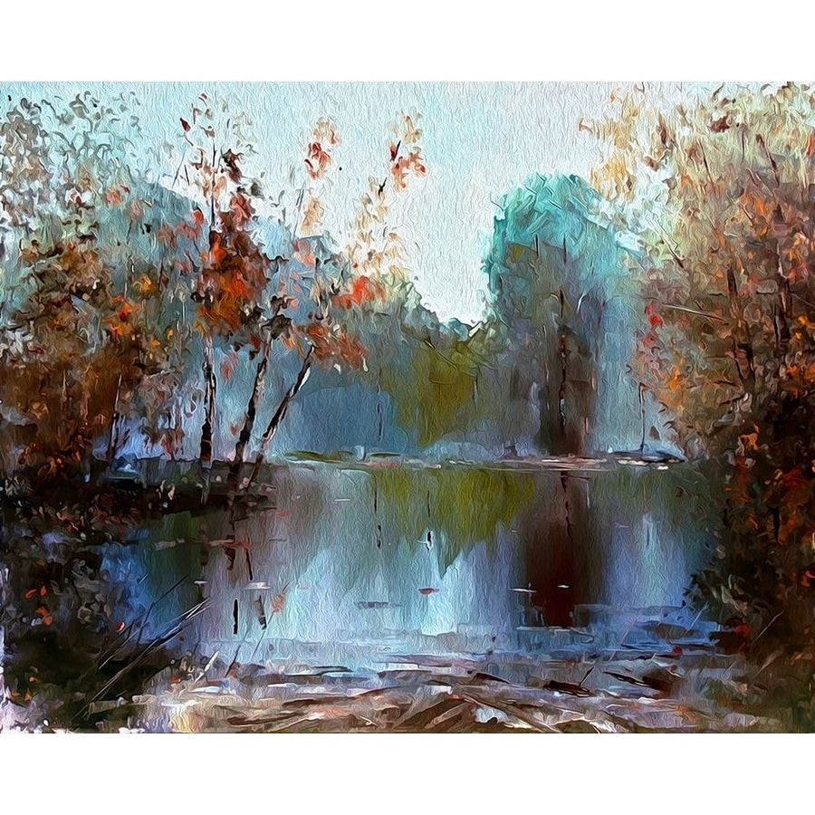 Autumn Pond I Poster Print by Ronald Bolokofsky-VARPDXFAS2180 Image 1