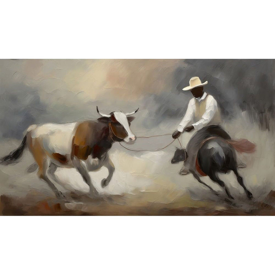 Roping the Steer Poster Print - Ronald Bolokofsky-VARPDXFAS531677 Image 1