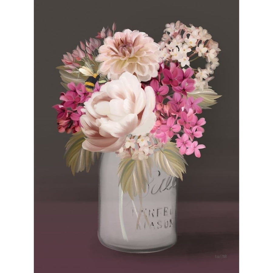 Plum Mason Jar Floral by House Fenway-VARPDXFEN353 Image 1