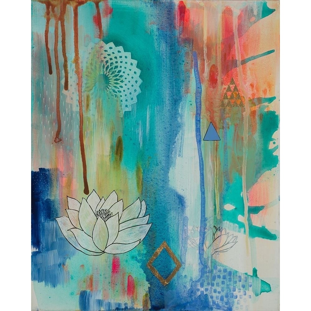 Lotus Bloom Poster Print by Faith Evans-Sills-VARPDXFERC007A Image 1