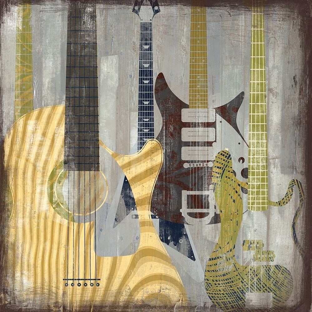 Guitars Poster Print by David Fischer-VARPDXFIS67M Image 1