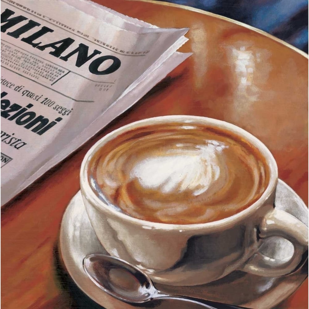 Cappuccino al Bar Poster Print by Federico Landi-VARPDXFLA4762 Image 1