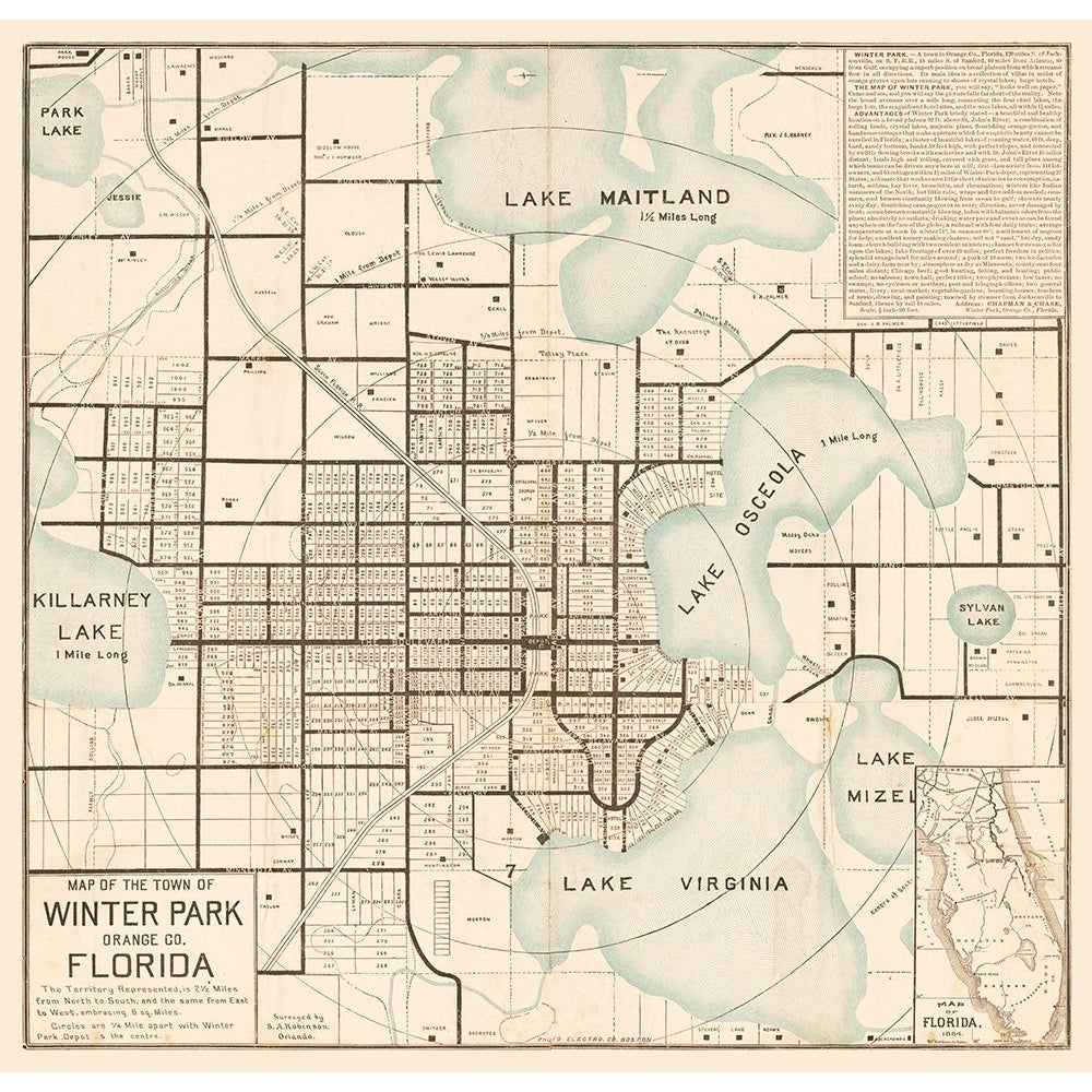 Winter Park Florida - Robinson 1884 by Robinson-VARPDXFLWP0003 Image 1