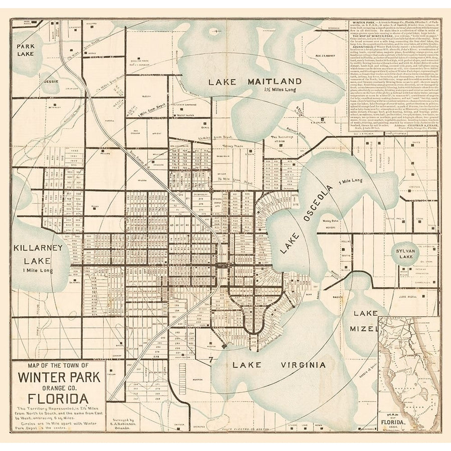 Winter Park Florida - Robinson 1884 by Robinson-VARPDXFLWP0003 Image 1