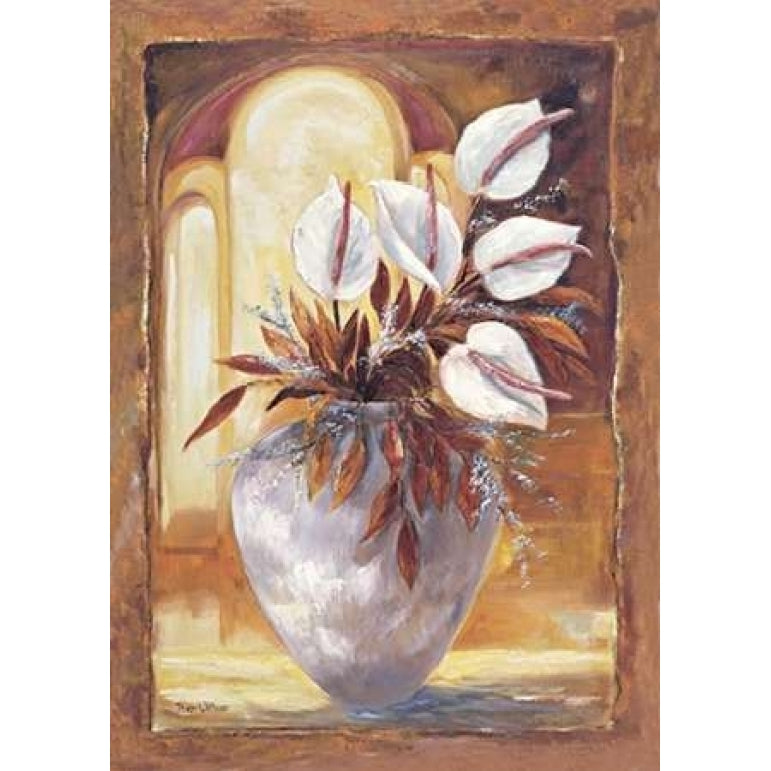 White flowers in vase I Poster Print by Rian Withaar-VARPDXFR088 Image 2