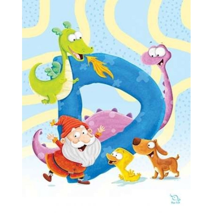 Dancing D Poster Print by Blue Fish-VARPDXFSH113 Image 2