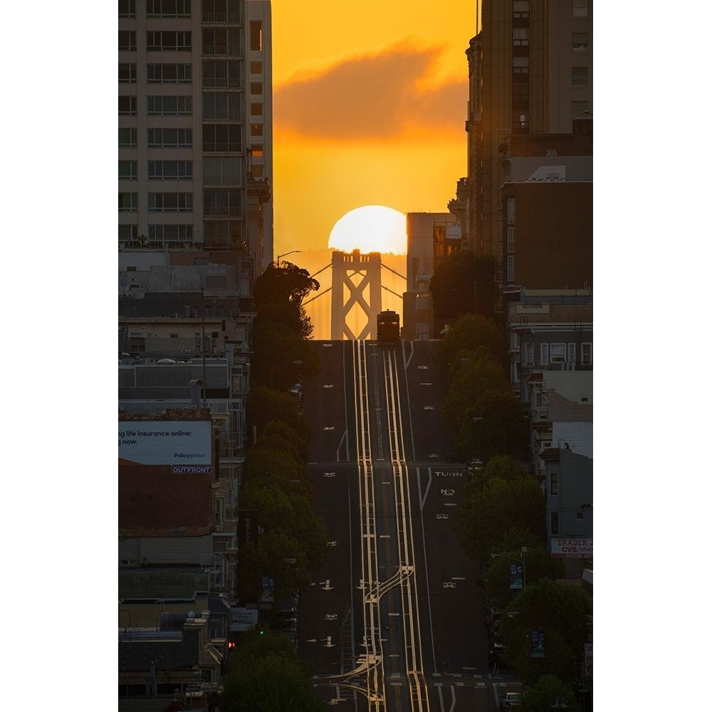 Lombard Street Cable Car Poster Print by Bruce Getty-VARPDXG2067D Image 1