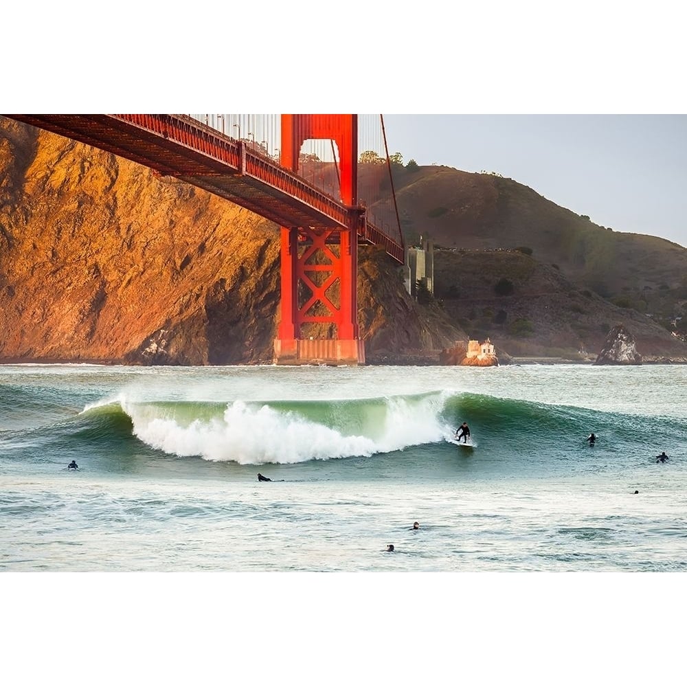 Golden Surf Poster Print by Dave Gordon-VARPDXG2088D Image 1