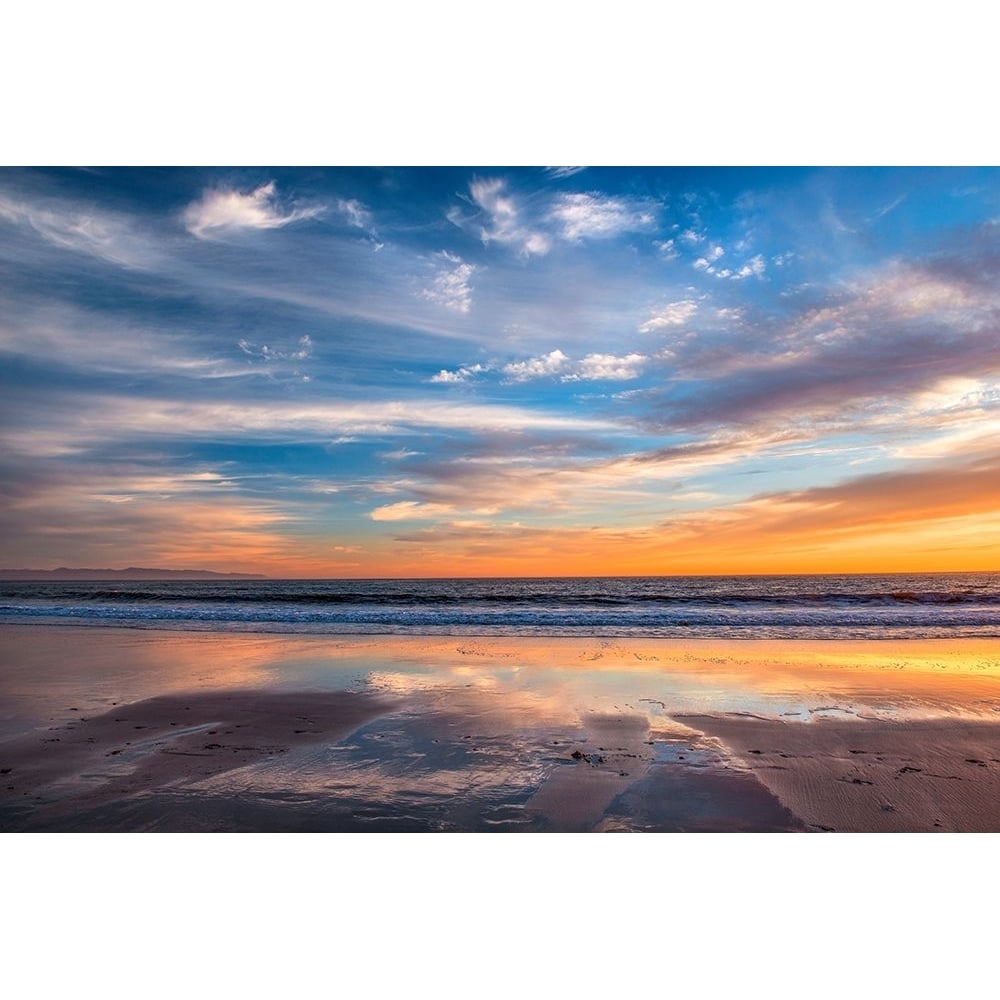 Cloud Reflections Twin Lakes Beach Poster Print - John Gavrilis-VARPDXG2195D Image 1