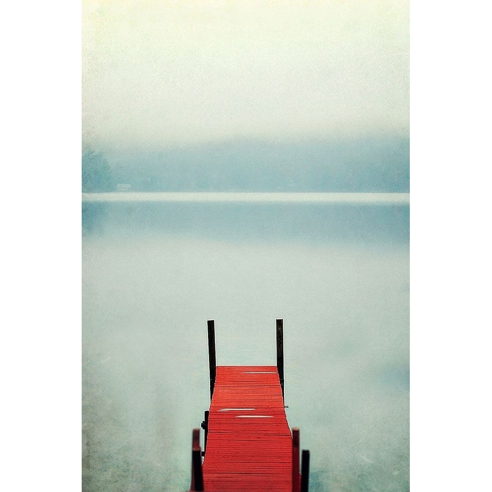 Red Boat Dock Poster Print - Carrie Ann Grippo-Pike-VARPDXG2235D Image 1