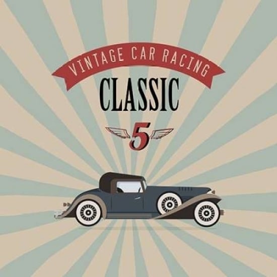 Vintage Racing 4 Poster Print by GraphINC Studio-VARPDXG725D Image 1