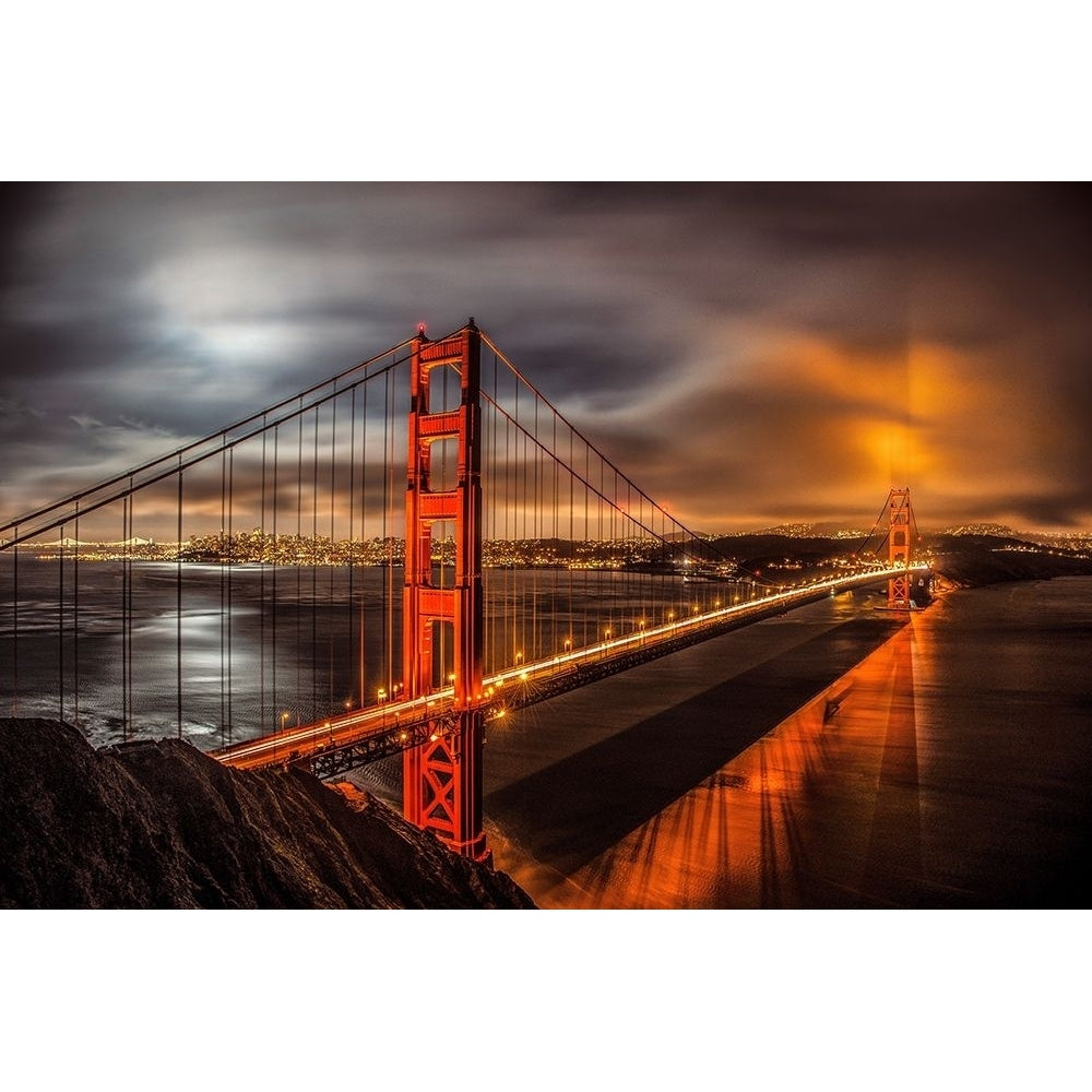 Golden Gate Evening Poster Print by John Gavrilis-VARPDXG981D Image 1