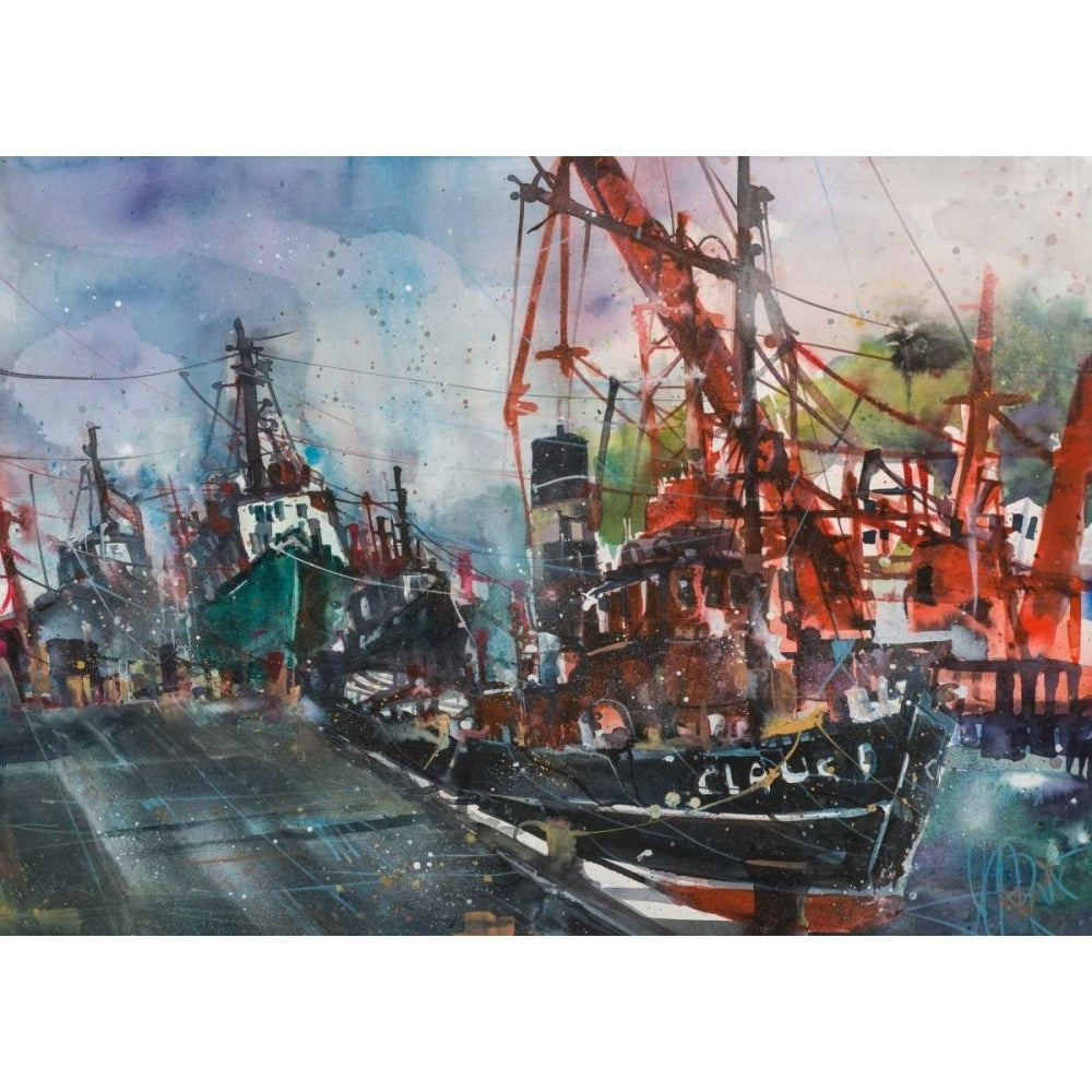 Hamburg Harbour Poster Print by Andreas Mattern-VARPDXGA0100397 Image 2