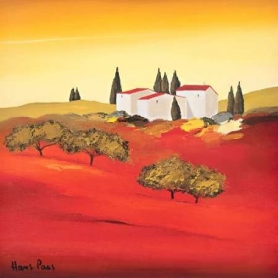 Tuscan red III Poster Print by Hans Paus-VARPDXGA0102328 Image 1