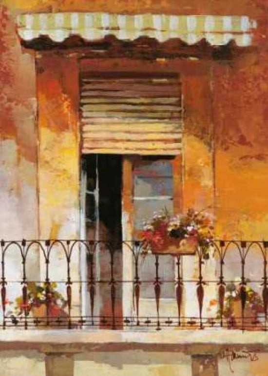 Balcony II Poster Print by Willem Haenraets-VARPDXGA0102471 Image 1