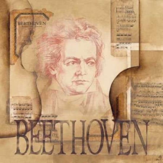 A tribute to Beethoven Poster Print by Marie-Louise Oudkerk-VARPDXGA0116247 Image 2