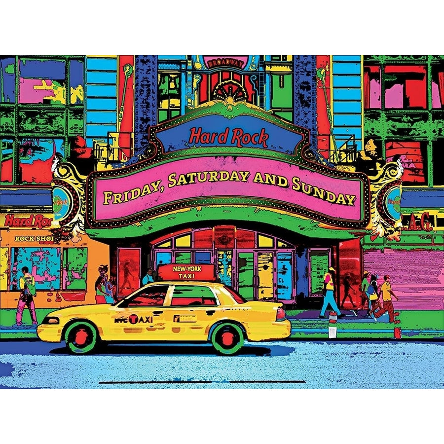 Hard Rock Cafe Broadway Poster Print by Geraldine Potron-VARPDXGC318 Image 1